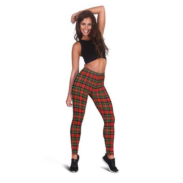 Scottish Stewart Royal Modern Clan Tartan Women Leggings Tartan Plaid 3