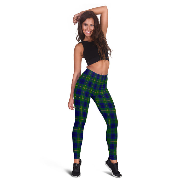 Scottish Johnston Modern Clan Tartan Women Leggings Tartan Plaid 6