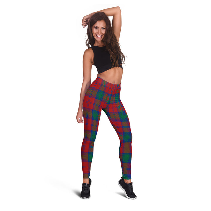 Scottish Lindsay Modern Clan Tartan Women Leggings Tartan Plaid 3