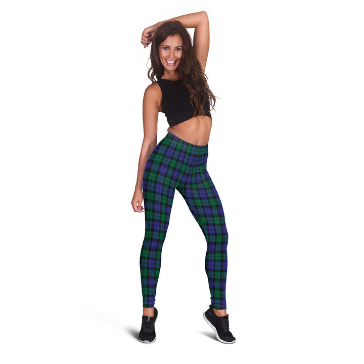 Scottish Blackwatch Modern Clan Tartan Women Leggings Tartan Plaid 6