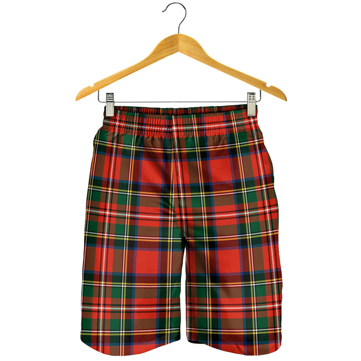 Scottish Stewart Royal Modern Clan Tartan Men's Shorts