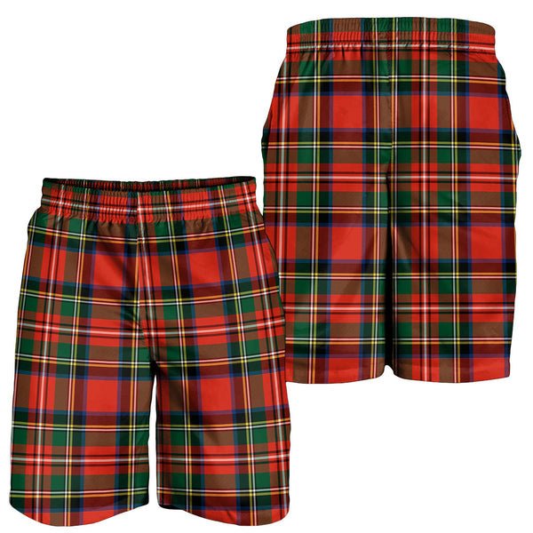 Scottish Stewart Royal Modern Clan Tartan Men's Shorts