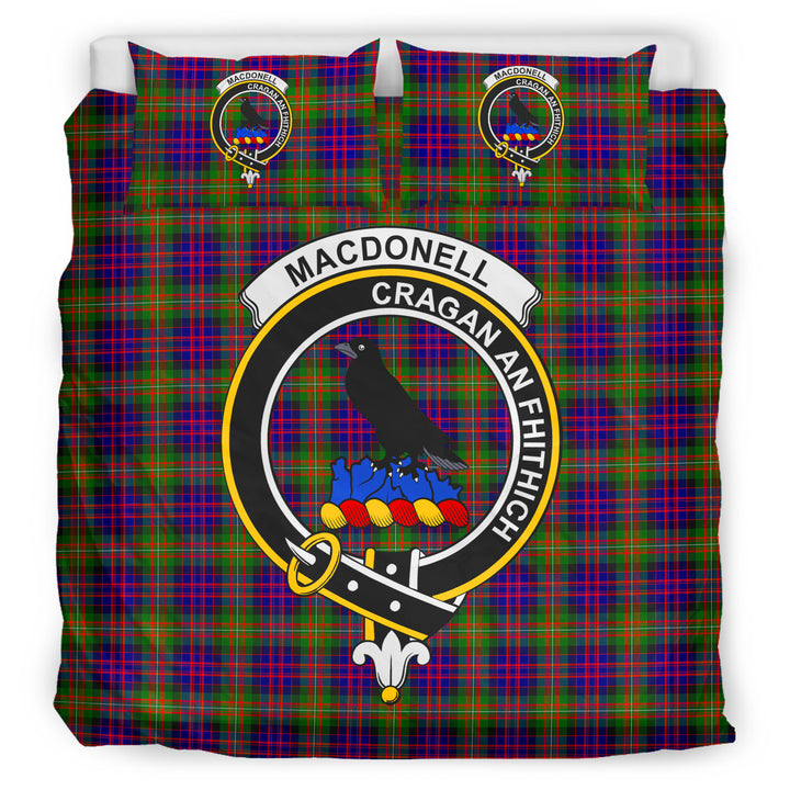 Scottish MacDonell of Glengarry Clan Crest Tartan Bedding Set Tartan Plaid 3