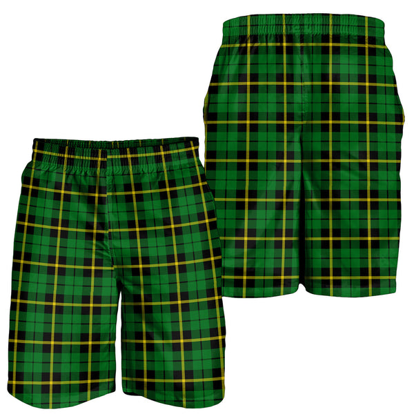 Scottish Wallace Hunting - Green Clan Tartan Men Shorts