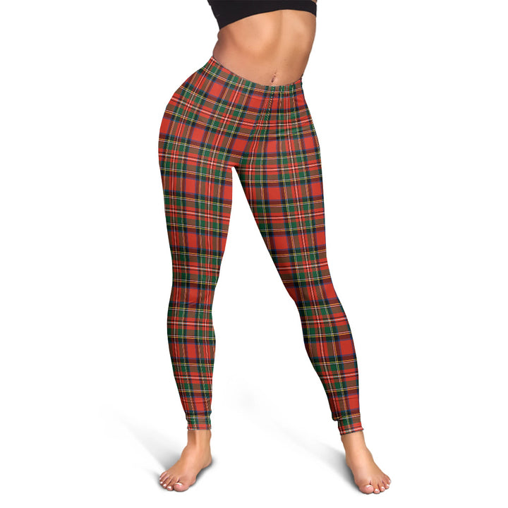 Scottish Stewart Royal Modern Clan Tartan Women Leggings Tartan Plaid 4