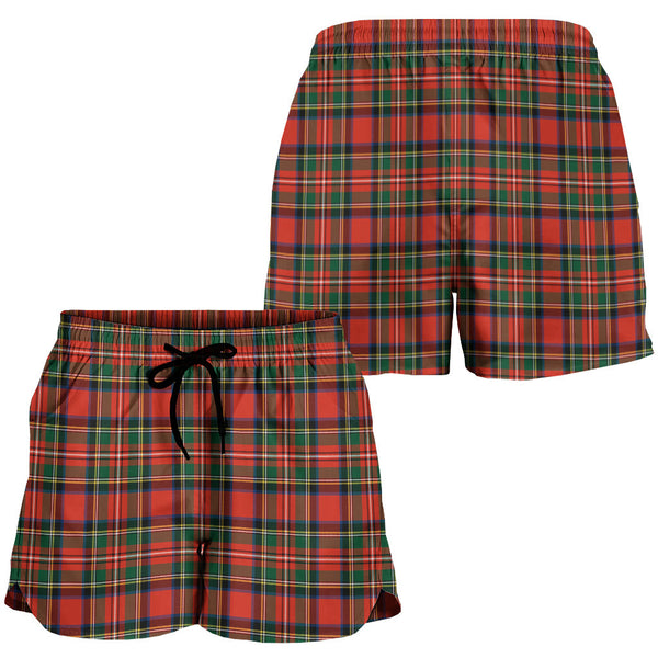 Scottish Stewart Royal Modern Clan Tartan Women Shorts