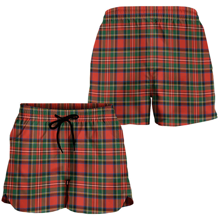 Scottish Stewart Royal Modern Clan Tartan Women Shorts