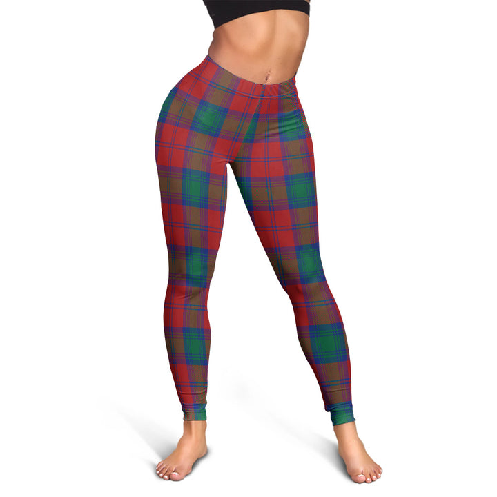 Scottish Lindsay Modern Clan Tartan Women Leggings Tartan Plaid 4