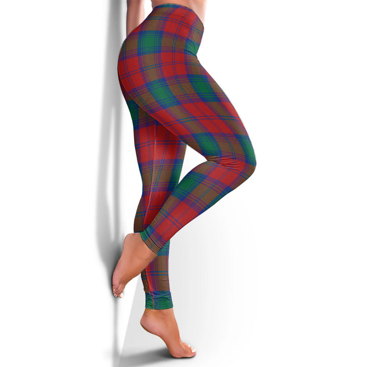 Scottish Lindsay Modern Clan Tartan Women Leggings Tartan Plaid 5