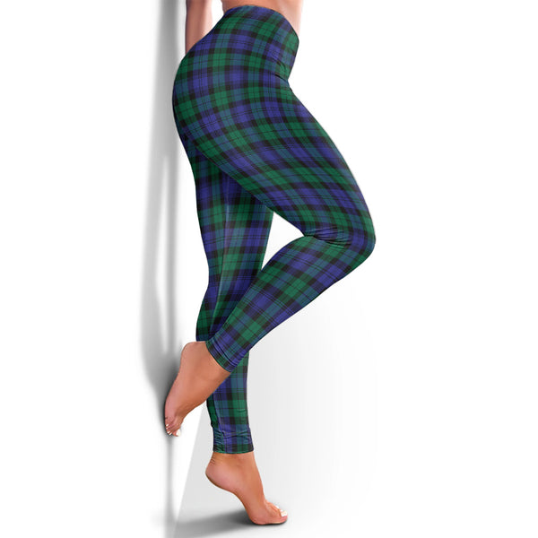 Scottish Blackwatch Modern Clan Tartan Women Leggings Tartan Plaid 1