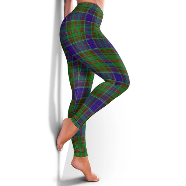 Scottish Adam Clan Tartan Women Leggings Tartan Plaid 1