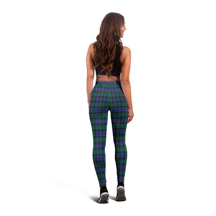 Scottish Blackwatch Modern Clan Tartan Women Leggings Tartan Plaid 2