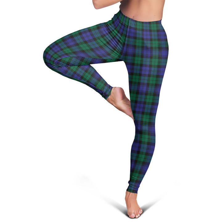 Scottish Blackwatch Modern Clan Tartan Women Leggings Tartan Plaid 3