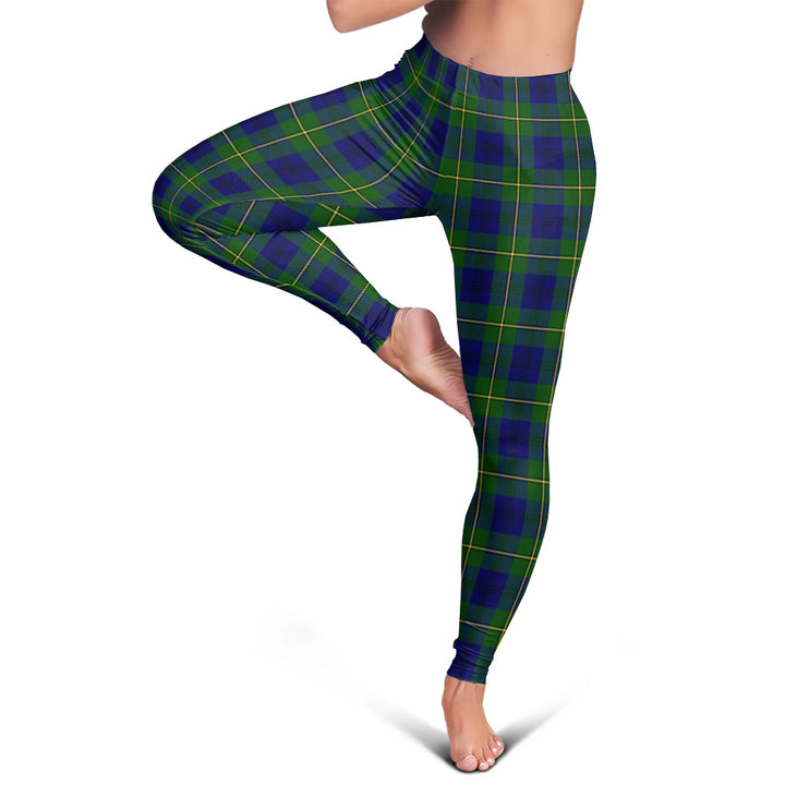 Scottish Johnston Modern Clan Tartan Women Leggings Tartan Plaid 5