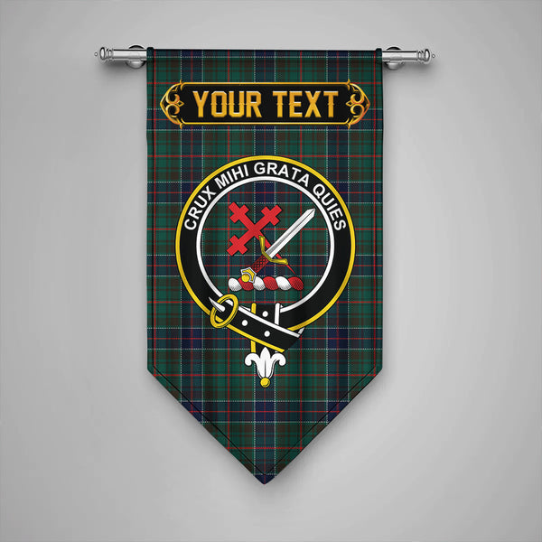 Scottish Adam Modern Clan Crest Tartan Gonfalon Custom Personalized Tartan Plaid