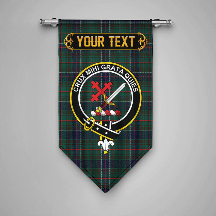 Scottish Adam Modern Clan Crest Tartan Gonfalon Custom Personalized Tartan Plaid