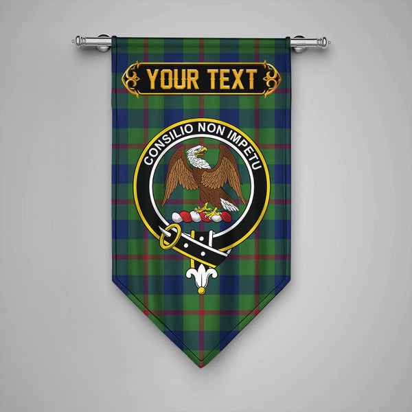 Scottish Agnew (MacAgnew) Modern Clan Crest Tartan Gonfalon Custom Personalized Tartan Plaid