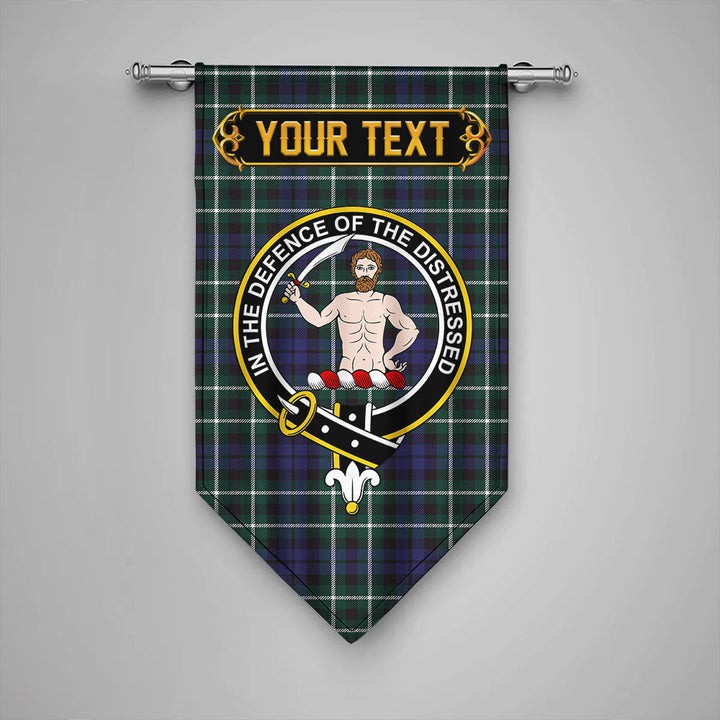Scottish Allardice Clan Crest Tartan Gonfalon Custom Personalized Tartan Plaid