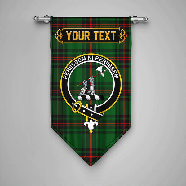 Scottish Anstruther Clan Crest Tartan Gonfalon Custom Personalized Tartan Plaid