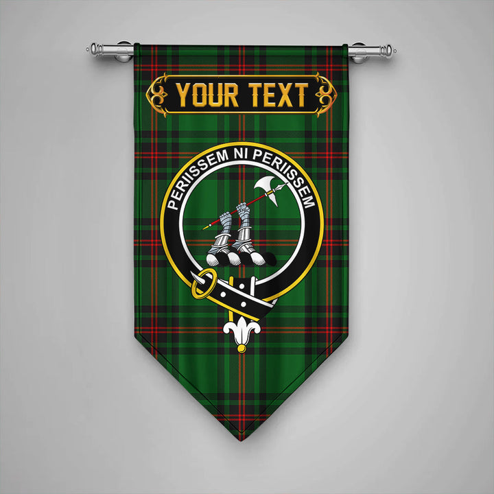 Scottish Anstruther Clan Crest Tartan Gonfalon Custom Personalized Tartan Plaid