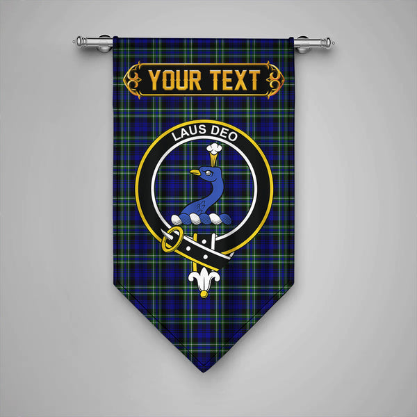 Scottish Arbuthnot Modern Clan Crest Tartan Gonfalon Custom Personalized Tartan Plaid