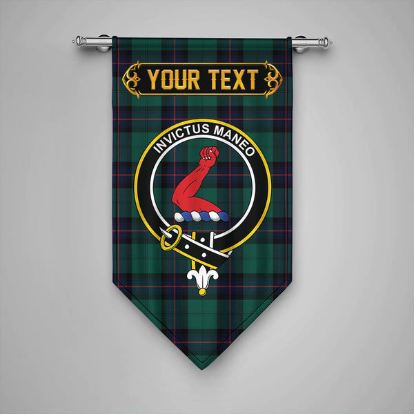 Scottish Armstrong Modern Clan Crest Tartan Gonfalon Custom Personalized Tartan Plaid