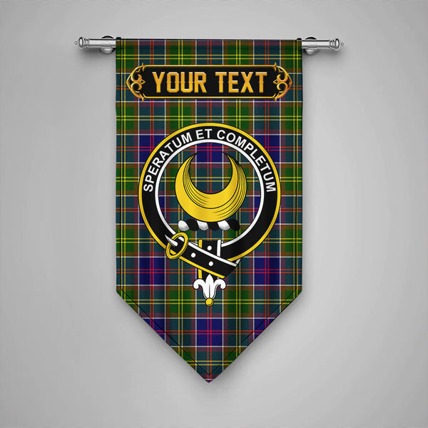 Scottish Arnott Clan Crest Tartan Gonfalon Custom Personalized Tartan Plaid