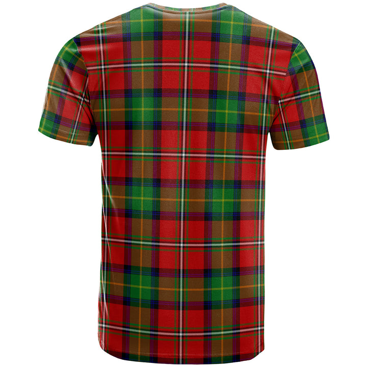 Scottish Boyd Clan Crest Tartan T-Shirt Back Side Tartan Plaid