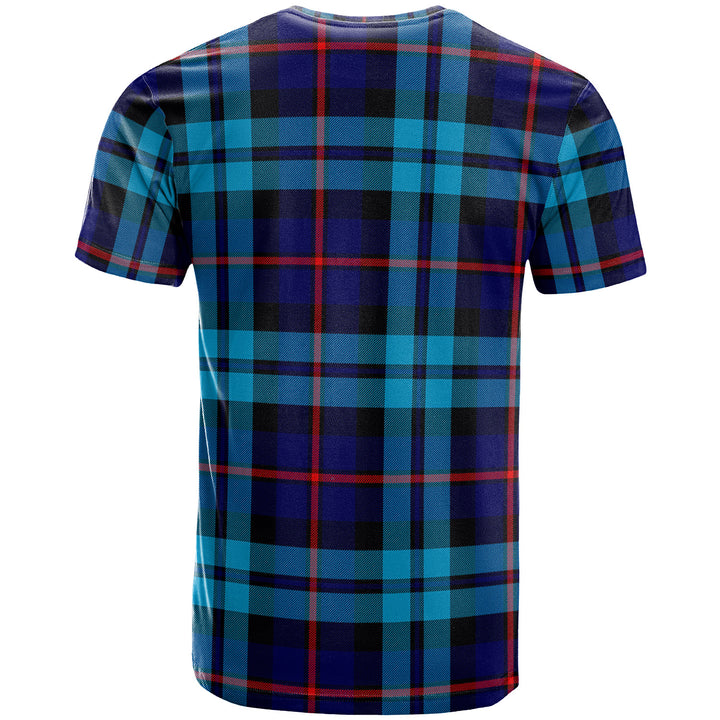Scottish McCorquodale Clan Tartan T-Shirt Back Side Tartan Plaid