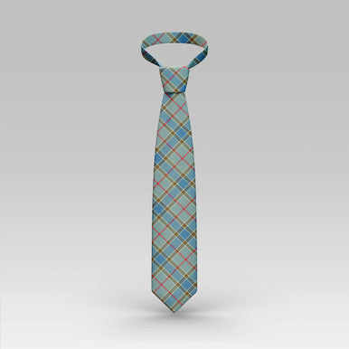 Scottish Balfour Blue Clan Tartan Necktie Tartan Plaid 1