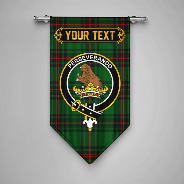 Scottish Beveridge Clan Crest Tartan Gonfalon Custom Personalized Tartan Plaid