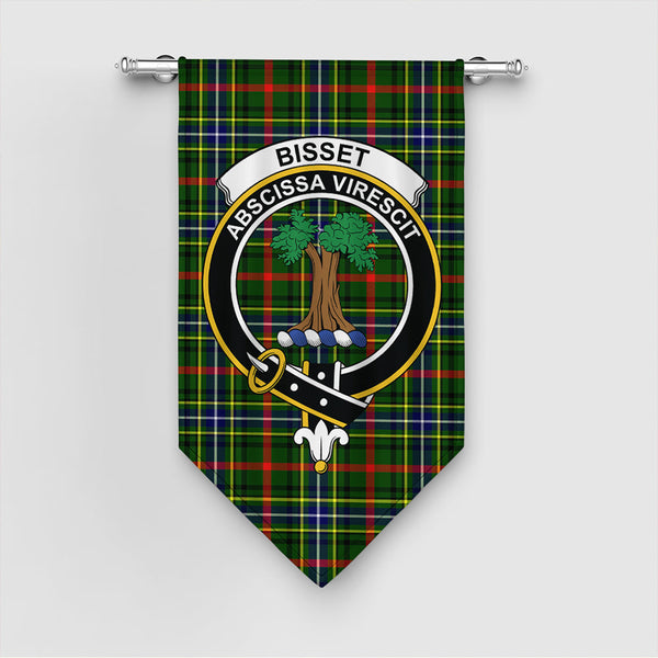 Scottish Bisset Clan Tartan Gonfalon Tartan Plaid