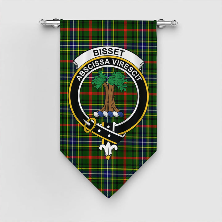Scottish Bisset Clan Tartan Gonfalon Tartan Plaid