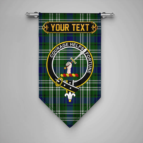 Scottish Blackadder Clan Crest Tartan Gonfalon Custom Personalized Tartan Plaid