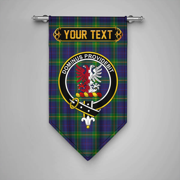 Scottish Boyle Clan Crest Tartan Gonfalon Custom Personalized Tartan Plaid