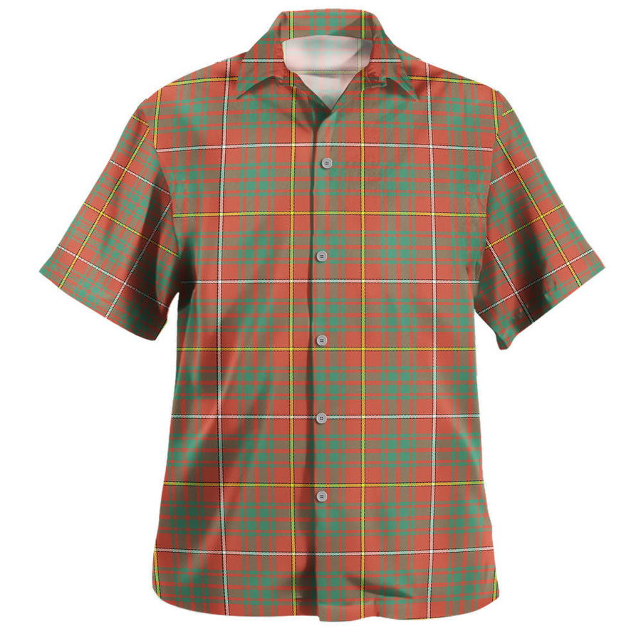 Bruce Ancient Clan Badge Tartan Hawaiian Shirt