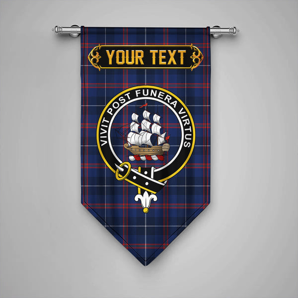 Scottish Bryson Modern Clan Crest Tartan Gonfalon Custom Personalized Tartan Plaid
