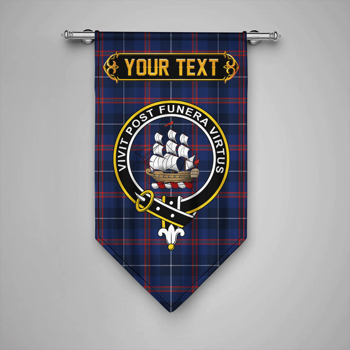 Scottish Bryson Modern Clan Crest Tartan Gonfalon Custom Personalized Tartan Plaid