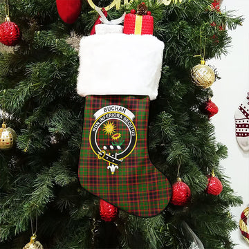 Scottish Buchan Modern Clan Badge Tartan Christmas Stocking