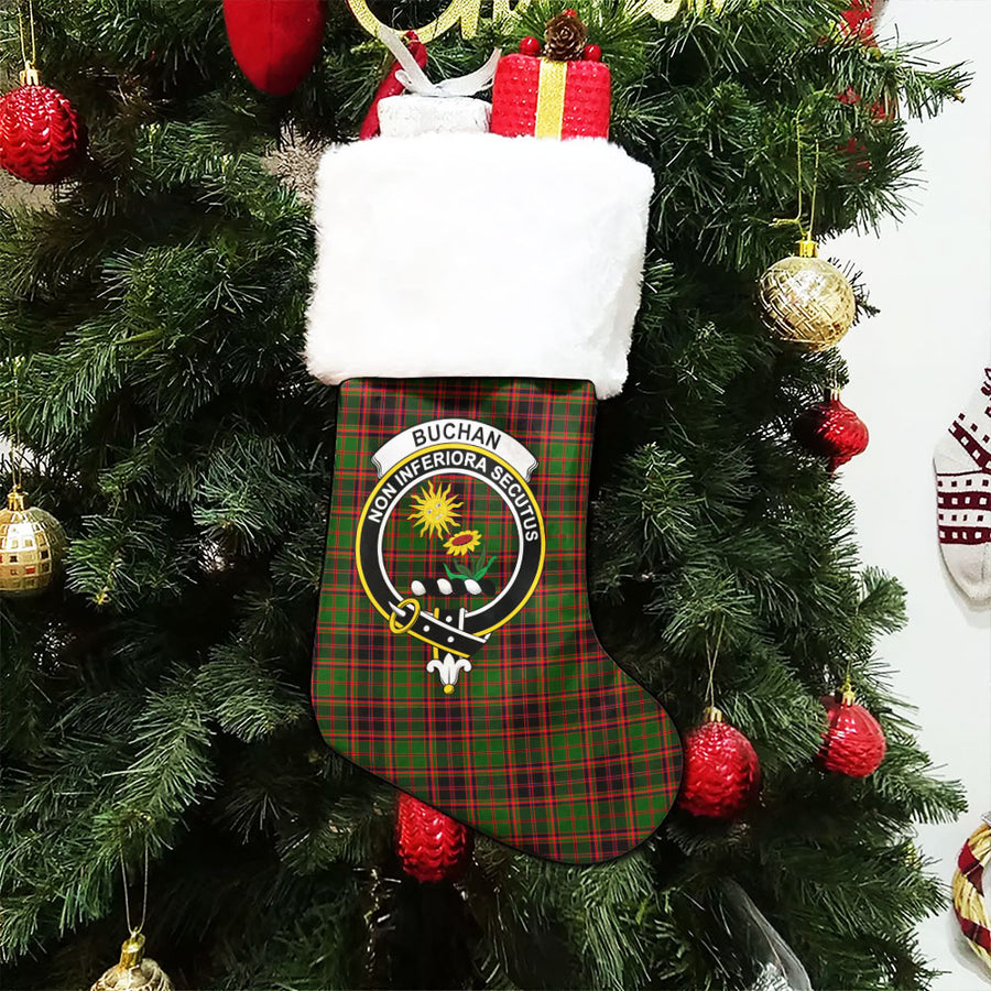 Scottish Buchan Modern Clan Badge Tartan Christmas Stocking
