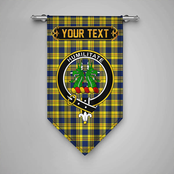 Scottish Carlisle (Carlill) Modern Clan Crest Tartan Gonfalon Custom Personalized Tartan Plaid