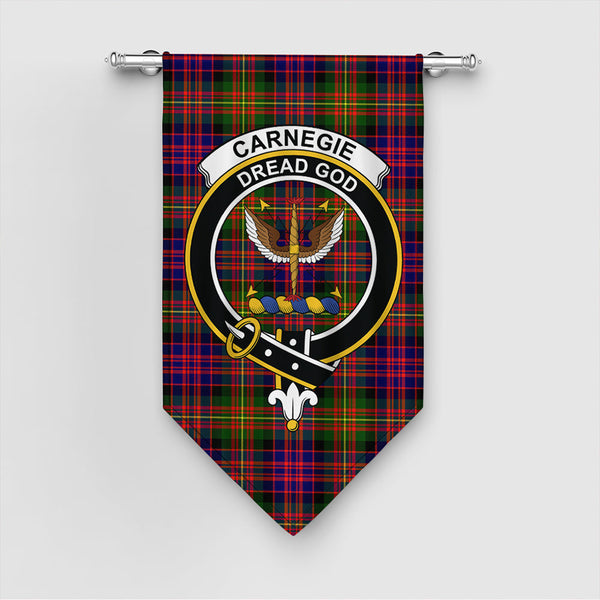 Scottish Carnegie Modern Clan Tartan Gonfalon Tartan Plaid