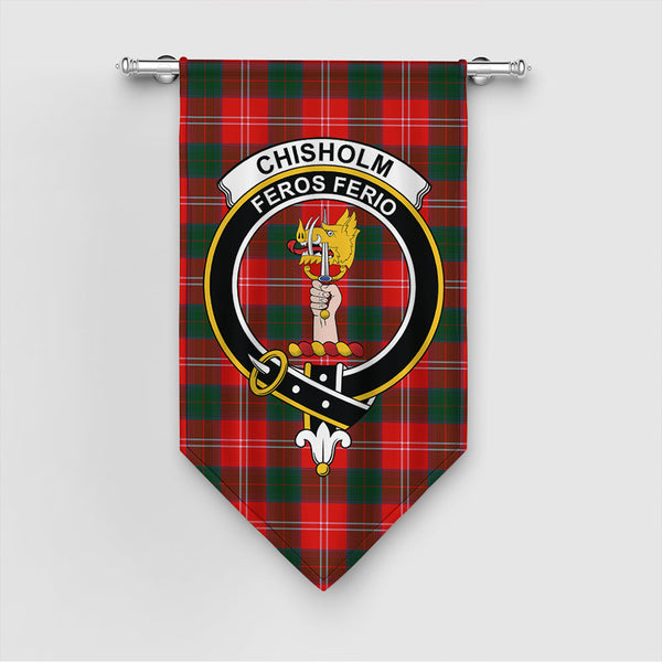 Scottish Chisholm Modern Clan Tartan Gonfalon Tartan Plaid