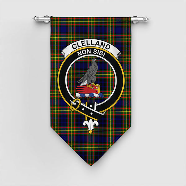 Scottish Clelland Modern Clan Tartan Gonfalon Tartan Plaid