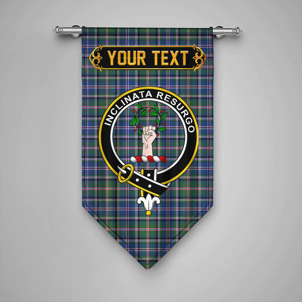 Scottish Couper (Coupar) Modern Clan Crest Tartan Gonfalon Custom Personalized Tartan Plaid