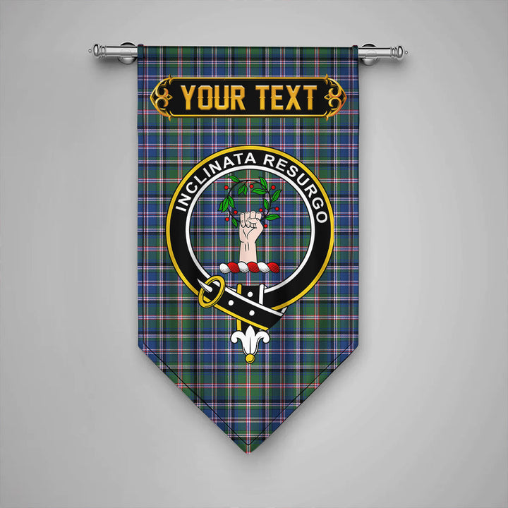 Scottish Couper (Coupar) Modern Clan Crest Tartan Gonfalon Custom Personalized Tartan Plaid