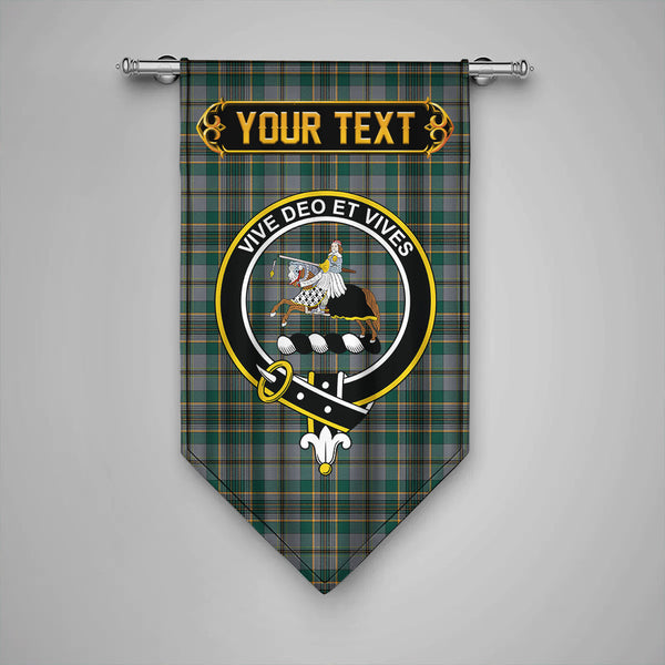 Scottish Craig (Craigie) Modern Clan Crest Tartan Gonfalon Custom Personalized Tartan Plaid
