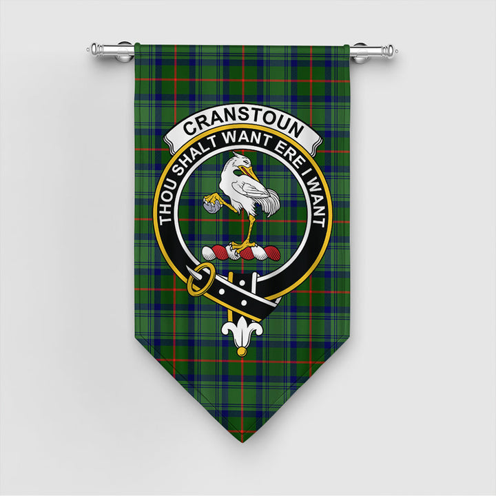 Scottish Cranstoun Clan Tartan Gonfalon Tartan Plaid