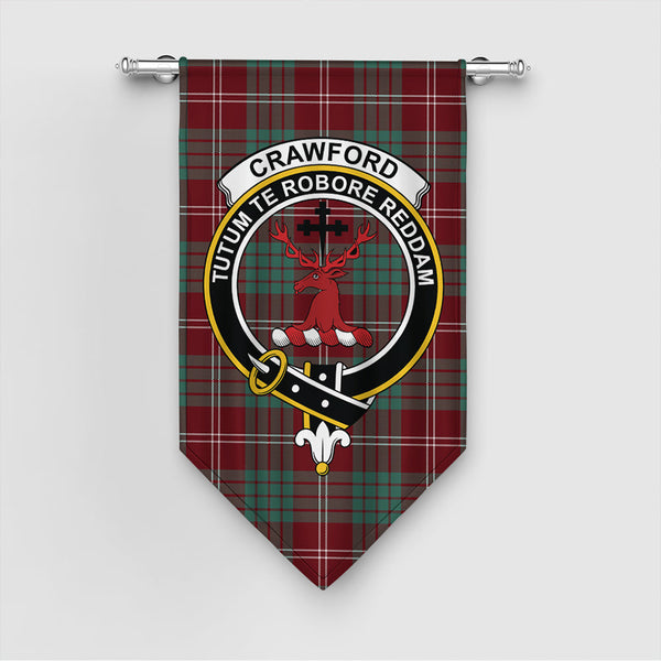 Scottish Crawford Modern Clan Tartan Gonfalon Tartan Plaid
