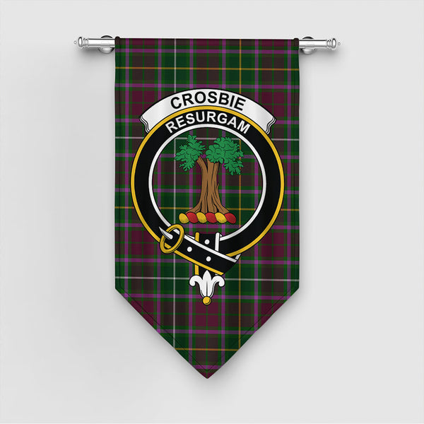 Scottish Crosbie Clan Tartan Gonfalon Tartan Plaid